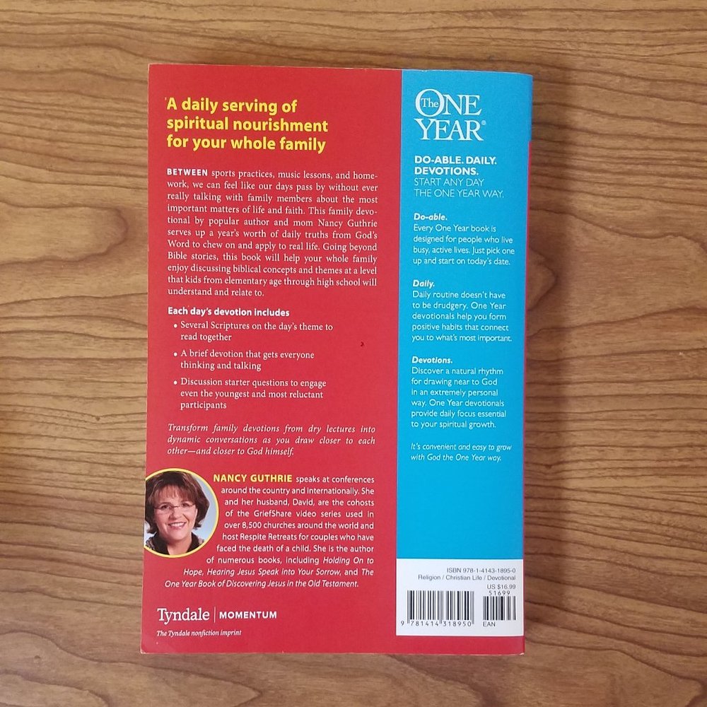 One Year Of Dinner Table Devotions Book by Nancy Guthrie - Picture 3 of 5